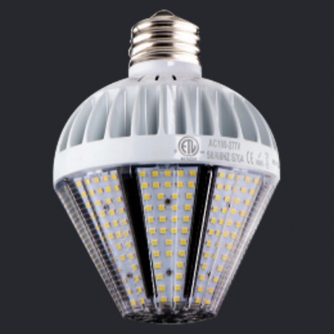 NEX Pyramid LED Corn Bulb 80W AC100-277V CRI80 4000K 360D IP20 E40