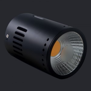 NEX Illumi LED Cob Downlight 23W AC200-240V 3000K CRI80 50D Black