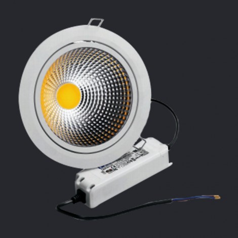 NEX Illumi LED Downlight 50W AC 85-265V 4000K CRI80 40D IP33